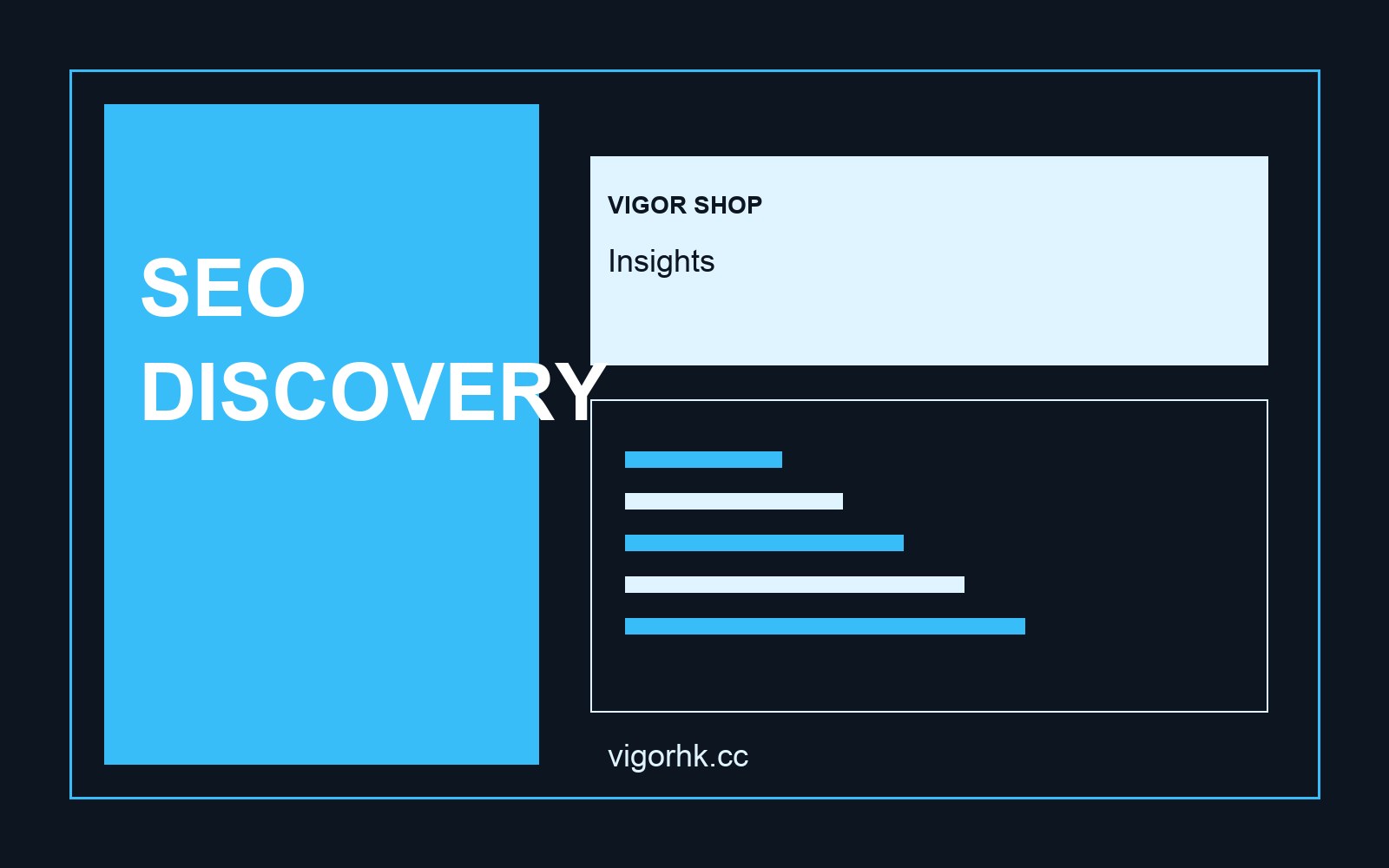Vigor Shop × SEO：讓客人在搜尋時就找到你的店